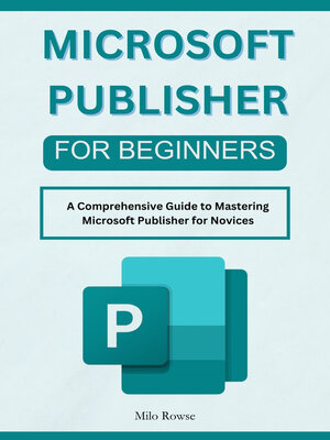 cover image of Microsoft Publisher for Beginners